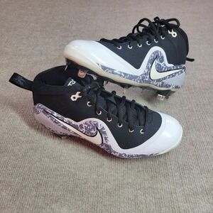 Nike Force Air Trout 4 Pro Baseball‎ Cleats Mens 7 Black Athletic Training Shoes